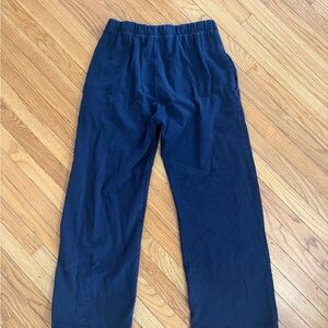 Brandy Melville Dark Blue Elastic Waist Sweatpants